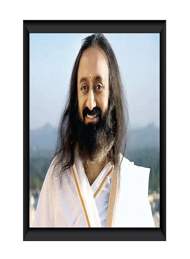 ZIG-ZAG Gurudev Sri Sri Ravi Shankar Ji Photo Frame Size Medium (9.5 x 13 inch, Acrylic Glass) Horizontal - Image 1